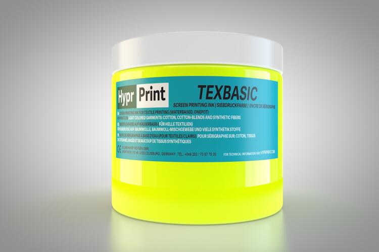 HyprPrint TEXBASIC Neon Gelb