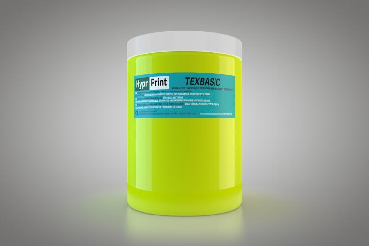HyprPrint TEXBASIC Neon Gelb 1 Liter