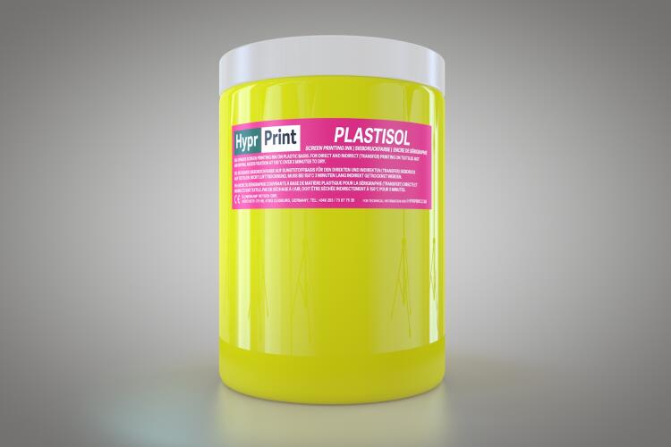 HyprPrint Plastisolfarbe Zitronengelb