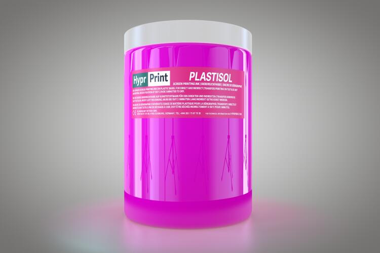 HyprPrint Plastisolfarbe Neon-Pink