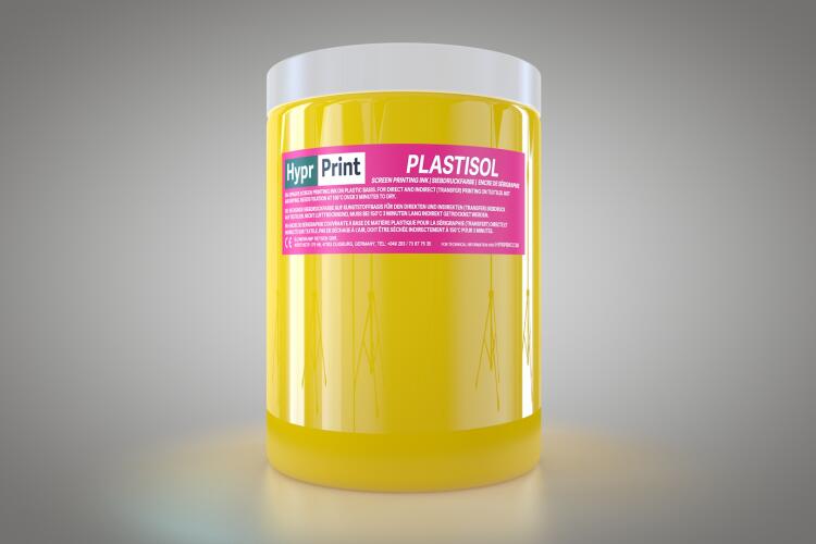 HyprPrint Plastisolfarbe Gelb (CMYK ) 1kg