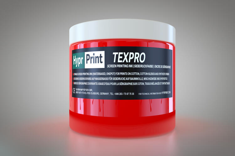 HyprPrint TEXPRO Neon-Rot 250ml