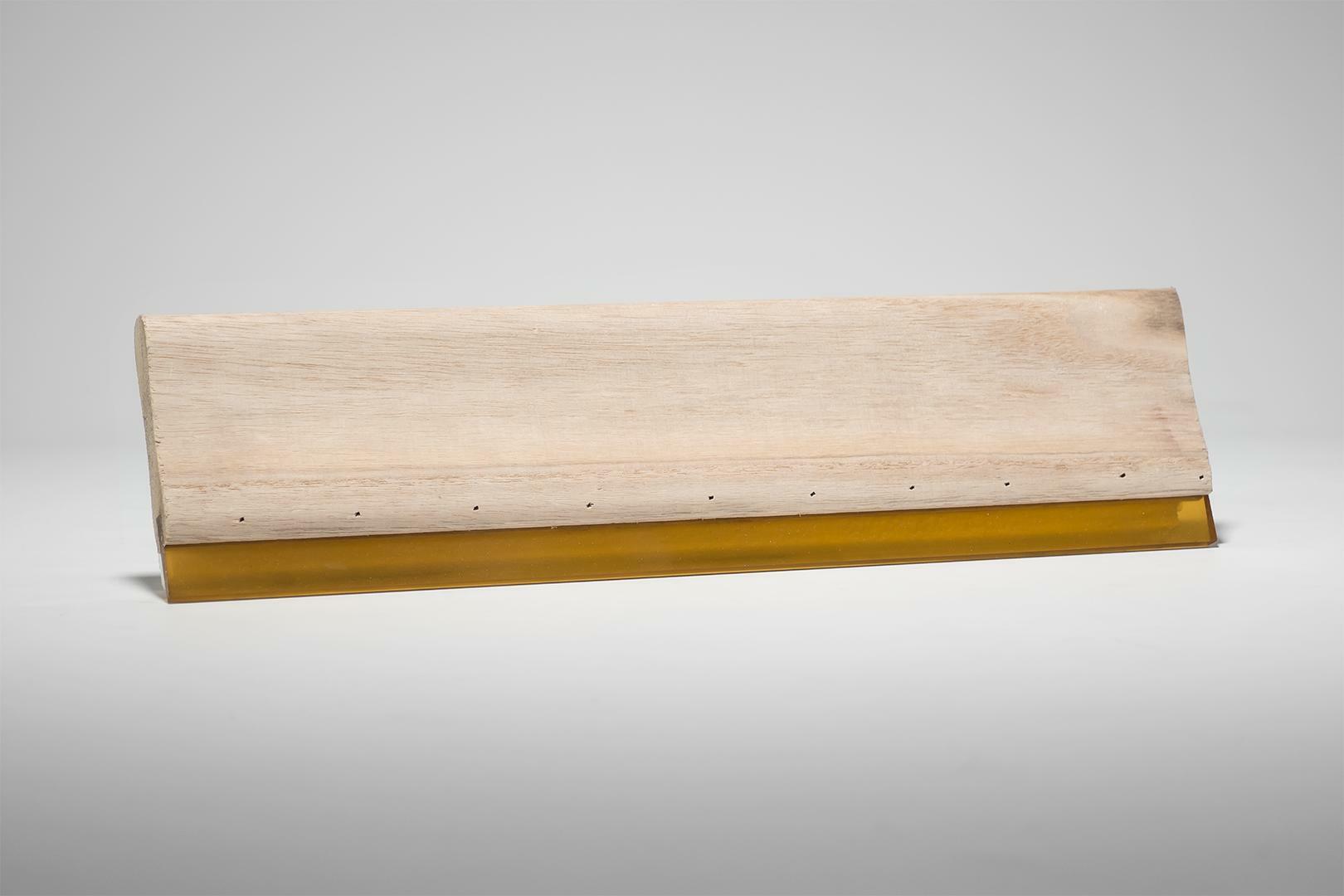 15 & 25 cm 70 ° Länge Siebdruck Rakel Holzgriff Schaber NEU